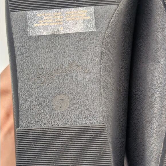 Seychelles Dreamer Pointed Toe Flat Shoes Slip-On Women's Black Size US7 EU38 - Picture 9 of 10